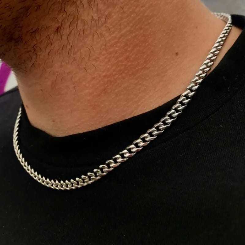 KALUNG TITANIUM PRIA MODEL RANTAI TERBARU ANTI KARAT /KALUNG TITANIUM PRIA / KALUNG RANATI PRIA ANTI