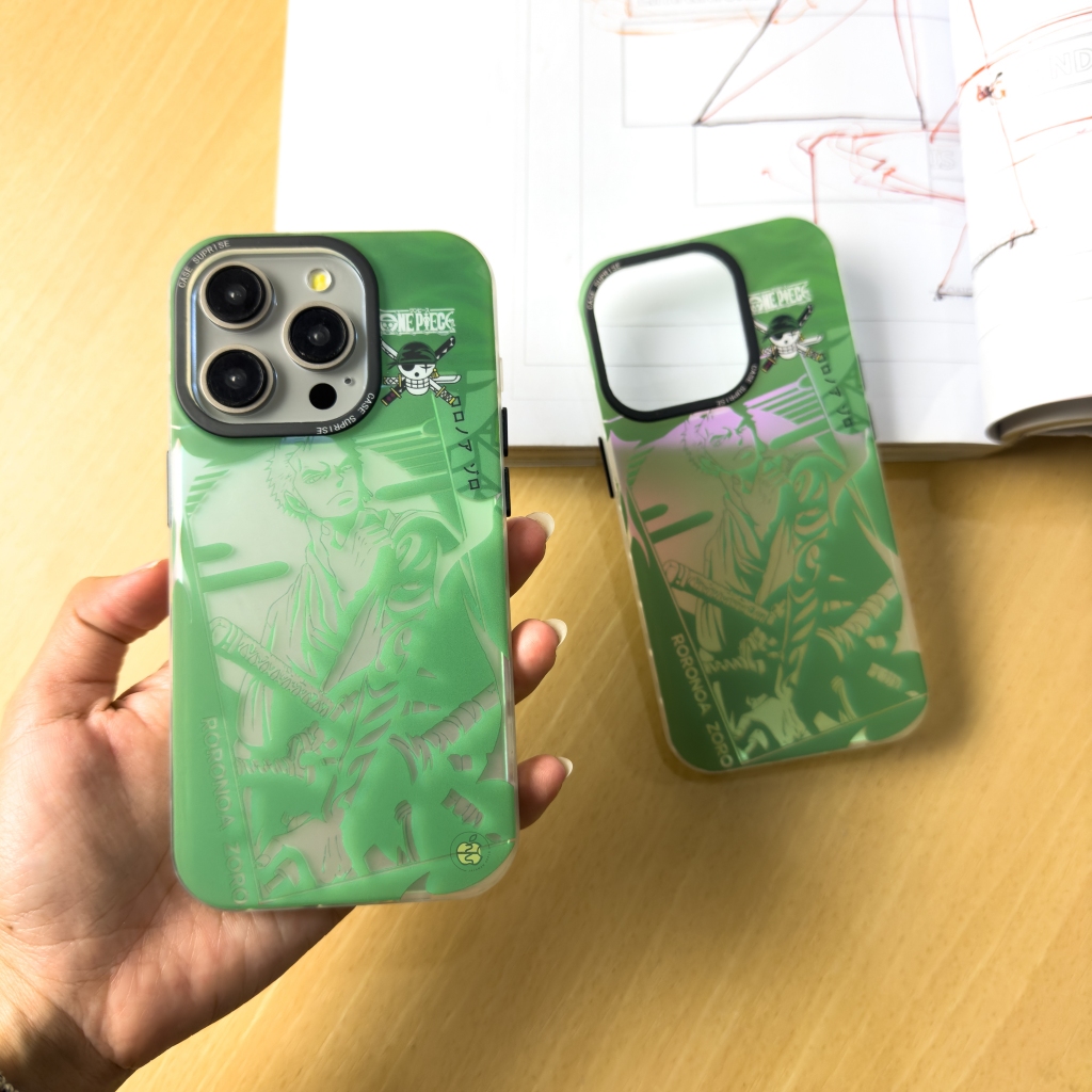 HARDMATTE FEELING RORONOA ZORO CASE IPH 11-15 PRO MAX