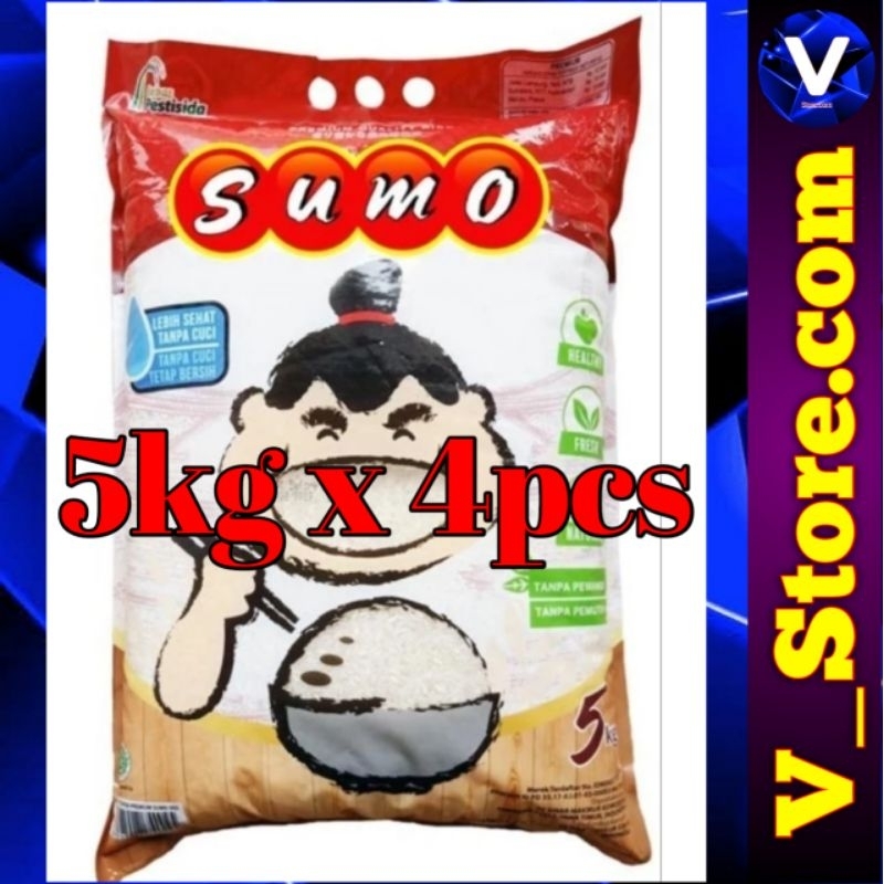 

Beras SUMO 20Kg (5Kg x 4Pcs ) KHUSUS INSTANT/BLUEBIRD