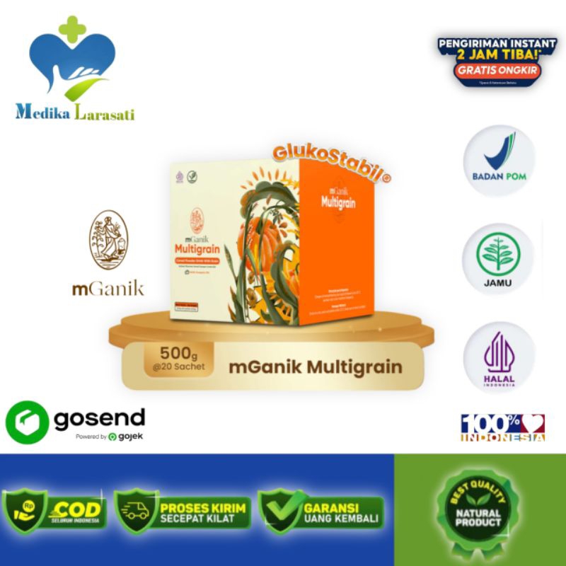 

mGanik Multigrain Labu Kuning 500gr - Superfood Diabetes Alami