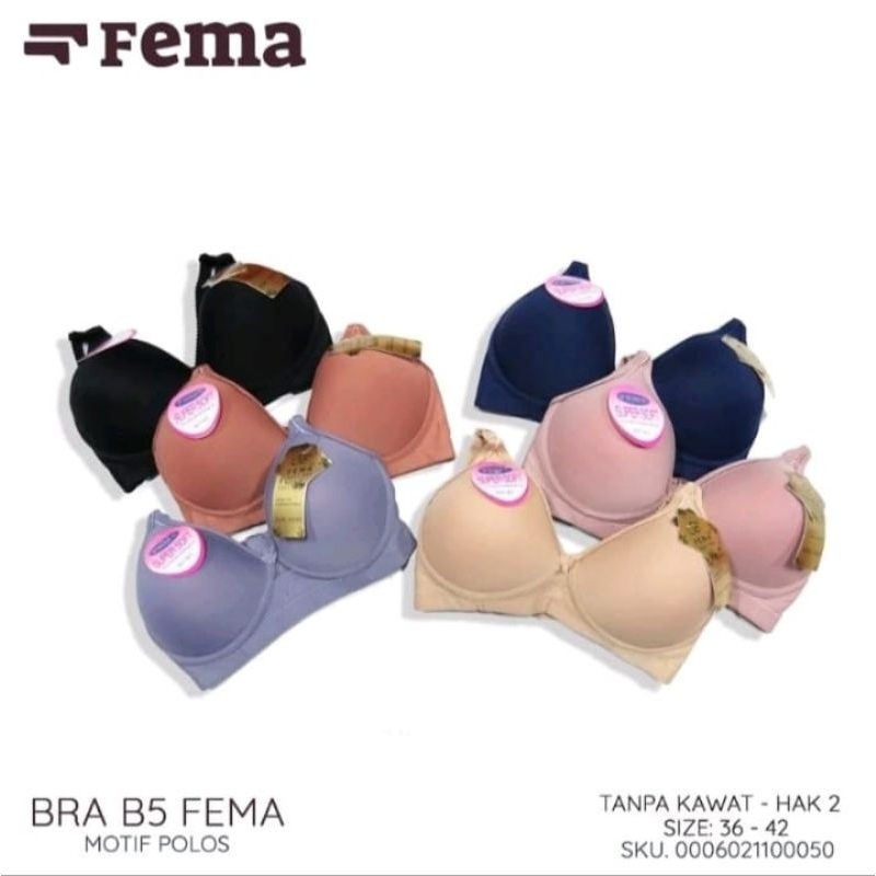 BRA/BH BUSA CACI 3 FEMA B5, BH Busa Tanpa Kawat FEMA B5