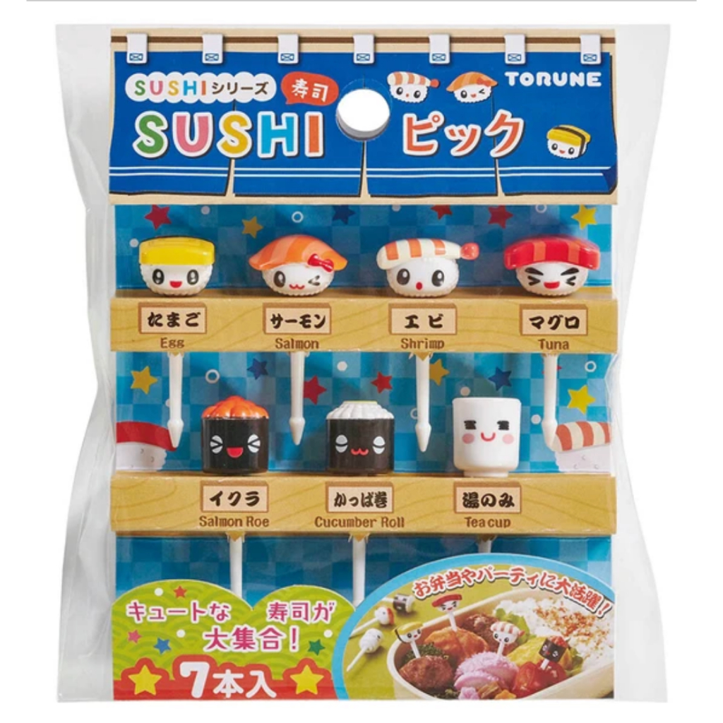 [Torune] NEW Sushi Picks Bento Pick Onigiri Lunch Picks Bento - Tusukan Bento SUshi Tusben Onigiri P