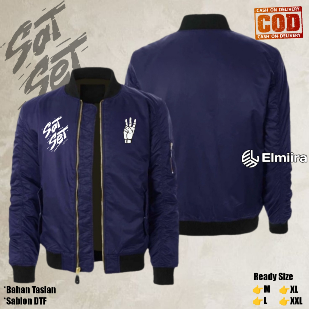 Jaket Sat Set Ganjar Bomber