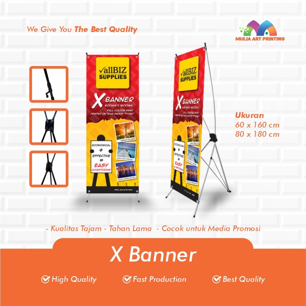 X-Banner Wisuda/Jualan/Pernikahan, Banner Murah Makassar