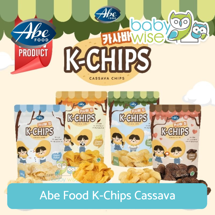 

Abe Food K-Chips Cassava - Keripik Singkong Cemilan Anak Non MSG