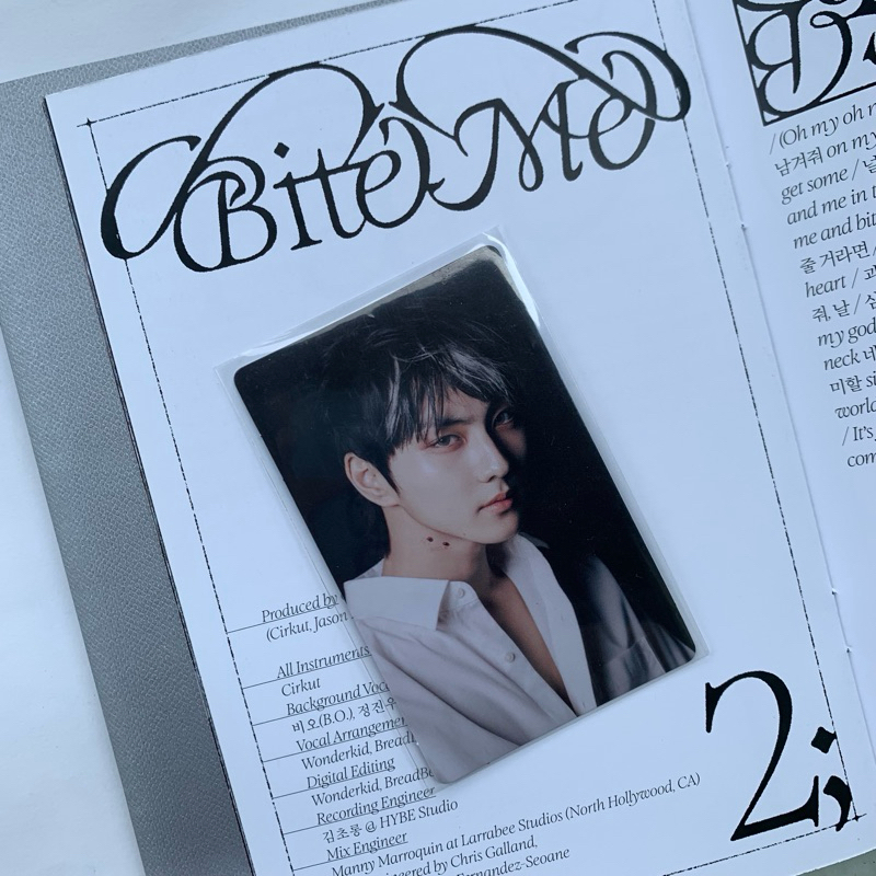 official pc jungwon dark blood (engene ver.) | enhypen lightstick