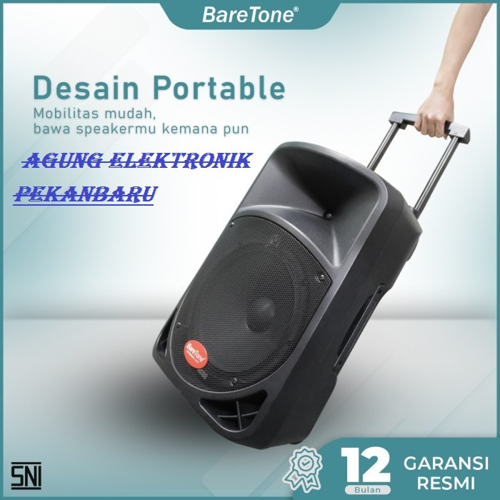 SPEAKER PORTABLE 12" BARETONE 1212BWR - Original