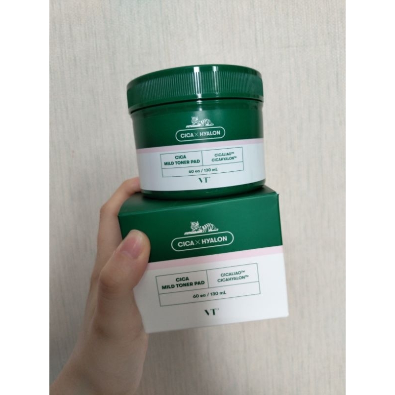 VT cica mild toner pad