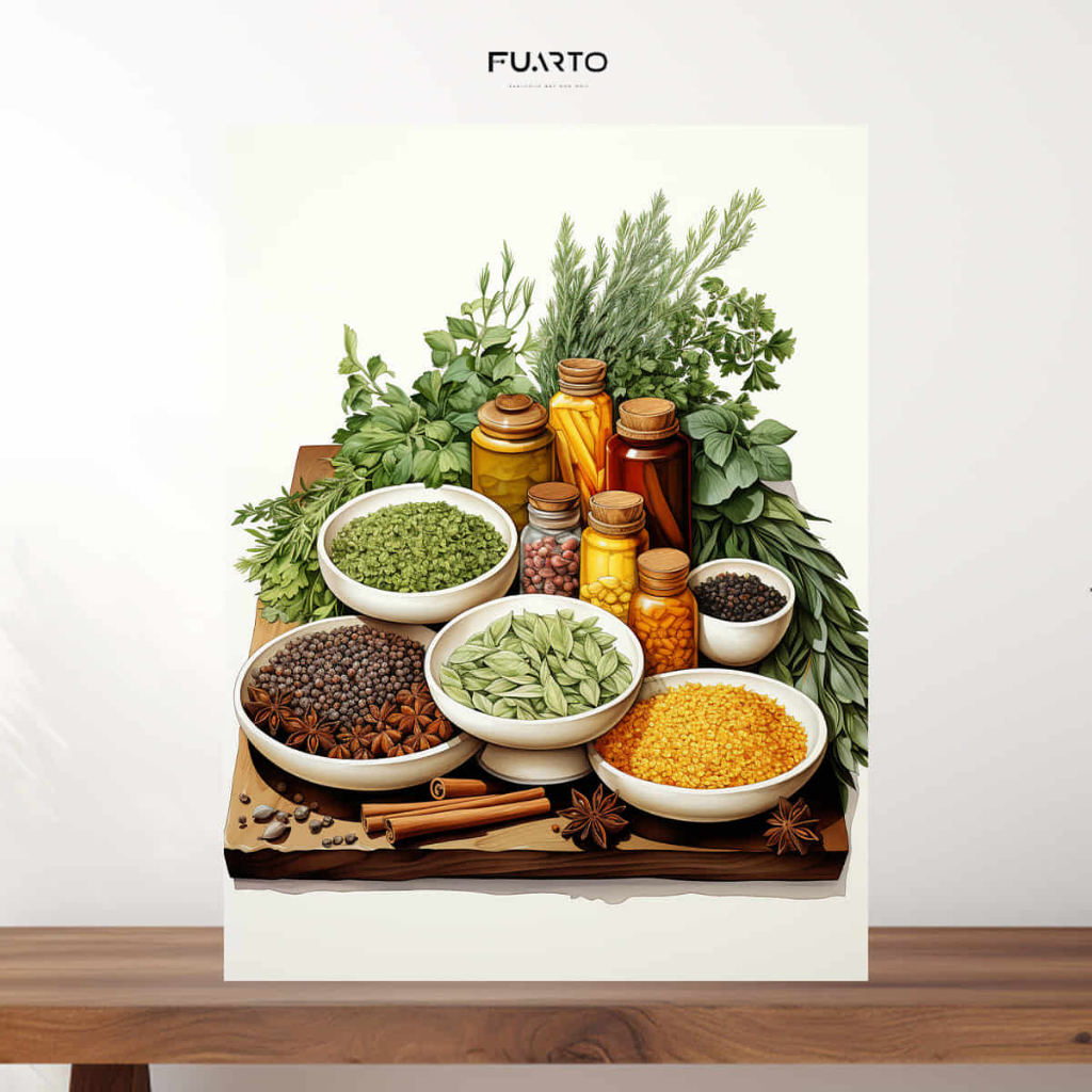 Wall Decor Pajangan Dinding Hiasan Kayu Herbal GB 30x40 12R - Fuarto Surabaya