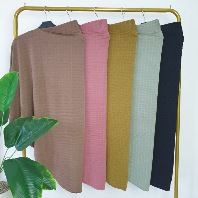 Jilbab Plisket pet warna | Kerudung Plisket