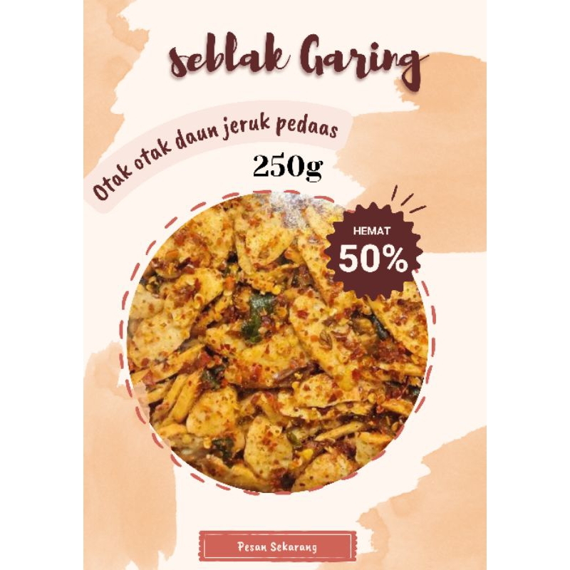 

Otak otak pedas daun jeruk 250g