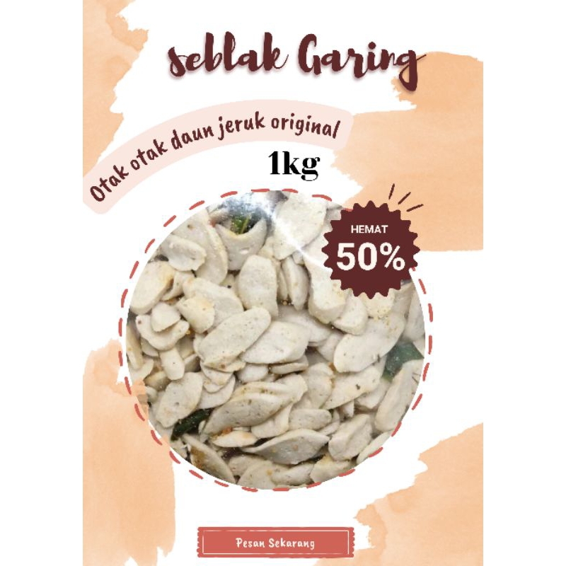 

Otak otak daun jeruk original 1kg