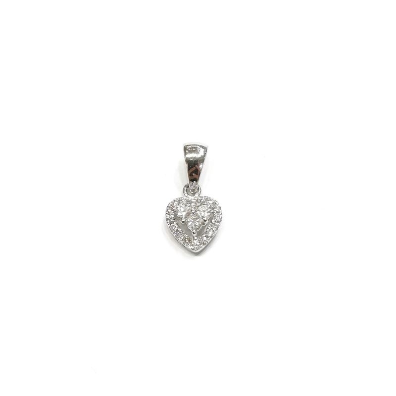 Liontin Hati/Love Simple Berlian Diamond Asli (DP 1367)