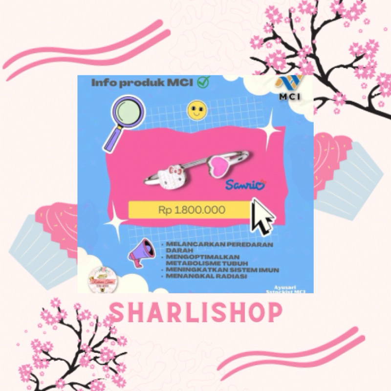 GELANG HELLO KITTY ORIGINAL_MCI 100%