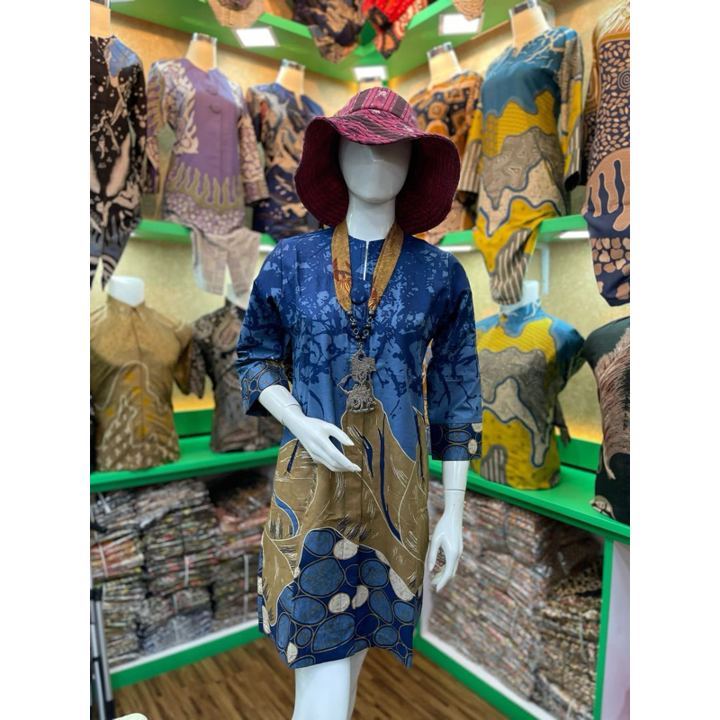 DRESS/TUNIK KEKINIAN MODERN KATUN LAWASAN PREMIUM THAMRIN CITY