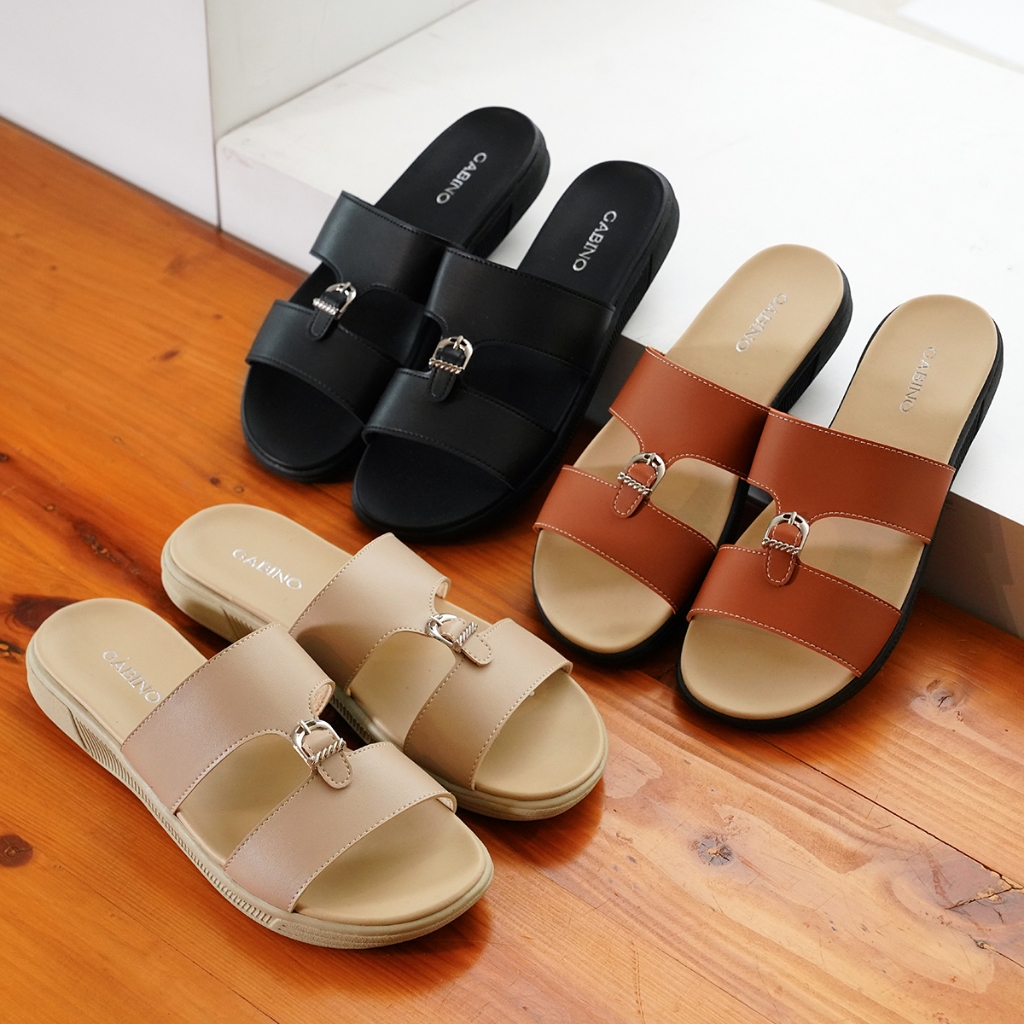 Gabino Sandal Wanita Wedges Slip On Casual Lesa - G1CA3005