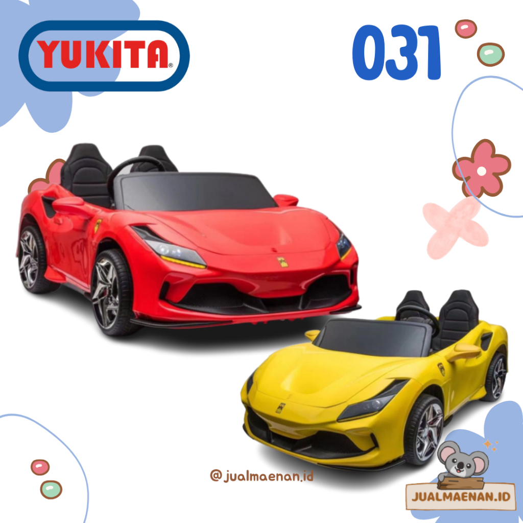 MAINAN MAENAN ANAK MOBIL AKI YUKITA 031 24v - BISA NAIK ORANG DEWASA