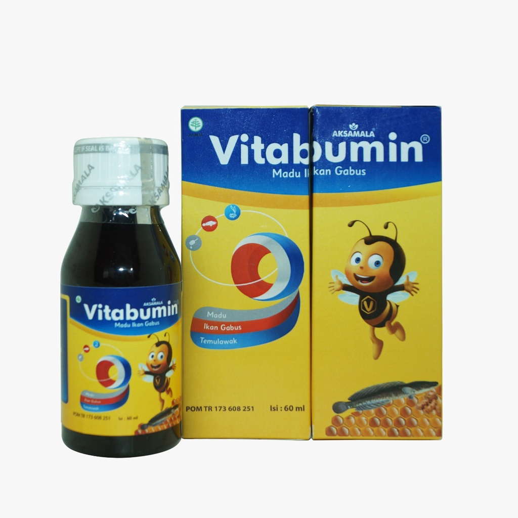 

[ PAKET 2 BOTOL ] Madu Anak Vitabumin 60 ml