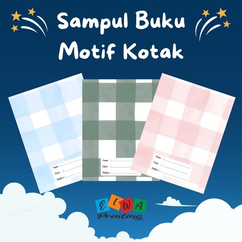 

(ISI 8 LEMBAR) SAMPUL BUKU TULIS SIDU CAMPUS BIGBOSS / SAMPUL BUKU MOTIF ESTETIK KOTAK / SAMPUL BUKU BOOK COVER A5/B5 / Sampul Custom / SAMPUL BUKU AESTHETIC