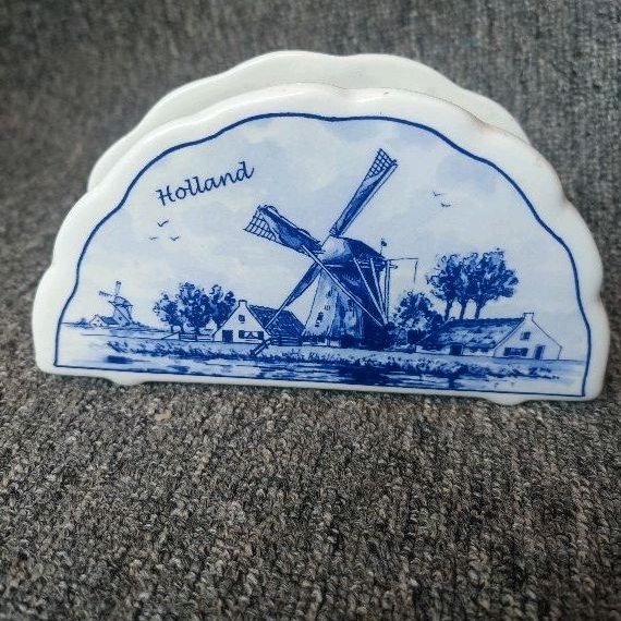 Holland Delft Blue tempat tissue