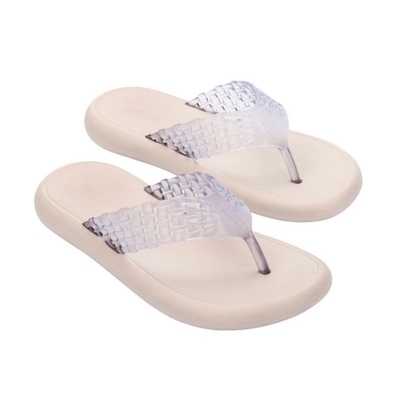 MELISSA POSSESSION FLIP FLOP AD BEIGE/CLEAR