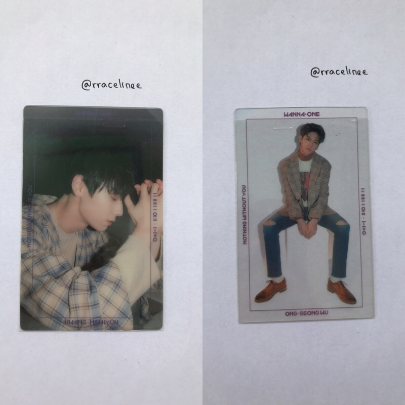ONG SEONGWOO & HWANG MINHYUN WANNA ONE OFFICIAL PC