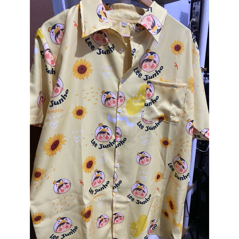 Kemeja Pattern Penpen Lee Junho Design and Illustrasi by Alfy