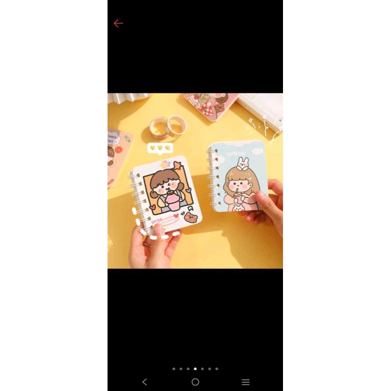 

COD buku notebook mini A7