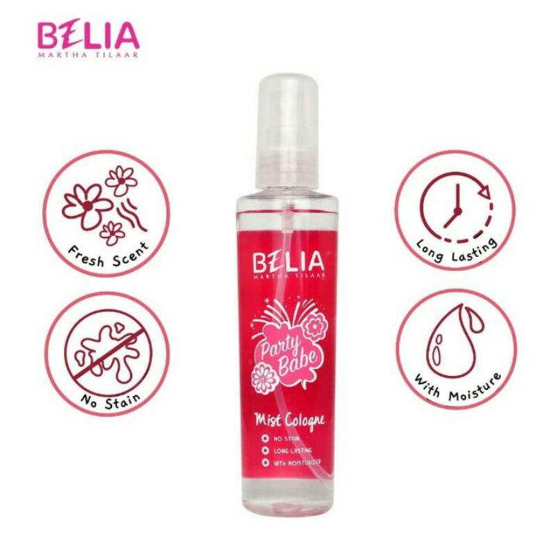 Belia Mist Cologne Party Babe 100 ml by Martha Tilaar * New