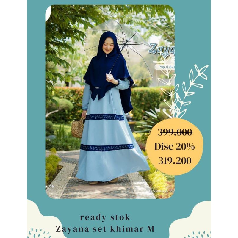 PROMO ZAYANA GAMIS SET ALWA HIJAB
