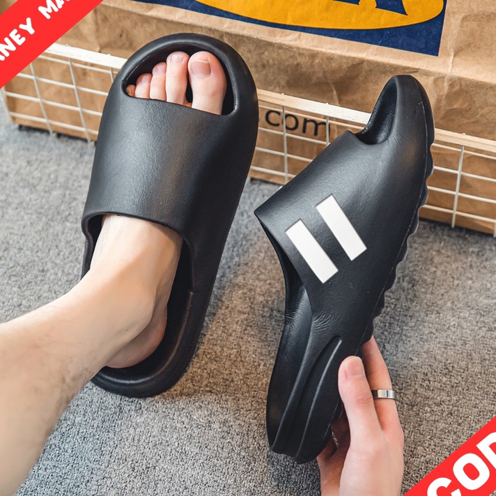 Best Produk Sandal slop pria original import terbaru 223 Sandal slip on pria karet empuk rumah bahan