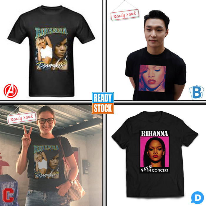 Kaos Rihanna Tshirt 100% Cotton