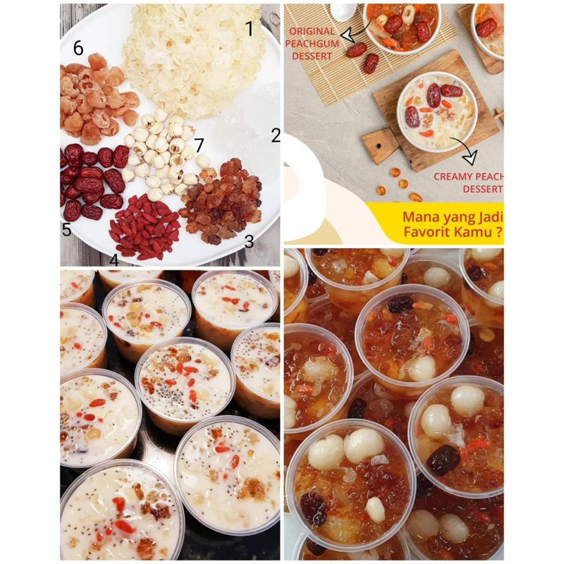 

PEACHGUM DESSERT (minuman sehat)