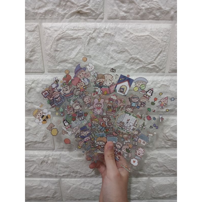 

[STAR] STICKER LUCU 6 PC + FREEBIES
