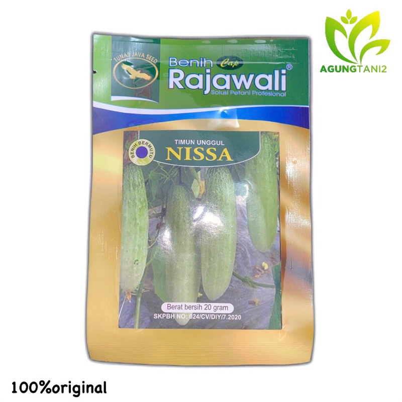 benih timun nissa 20gram cap rajawali