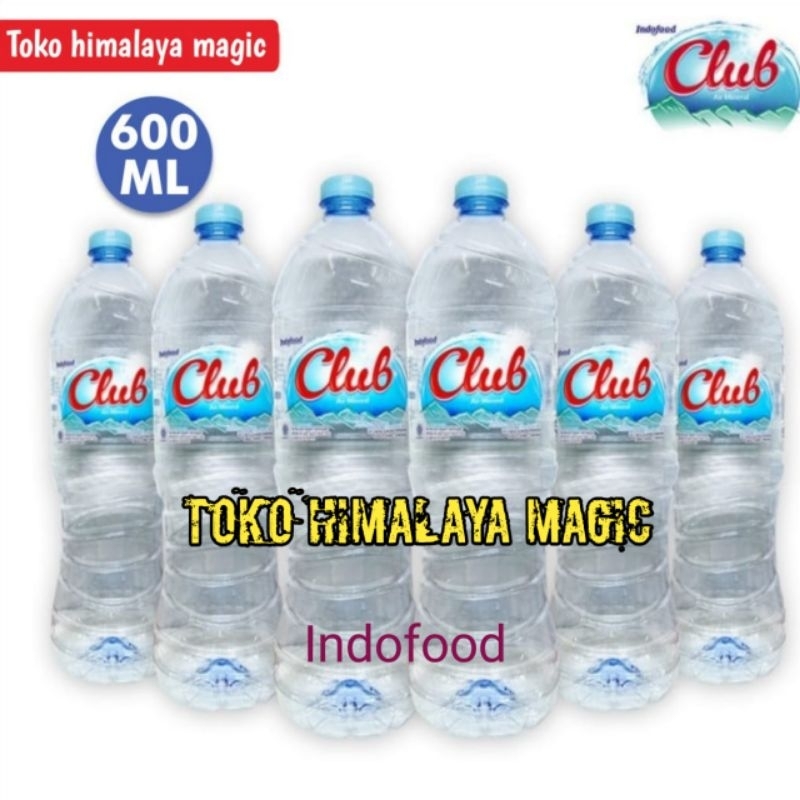 

Club air mineral 600 ML 1 Karton 24 botol