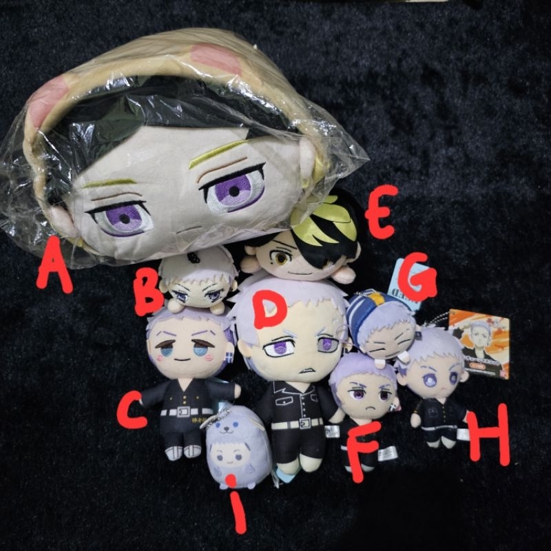 nuigurumi plush tokyo revengers kazutora mitsuya haitani ran