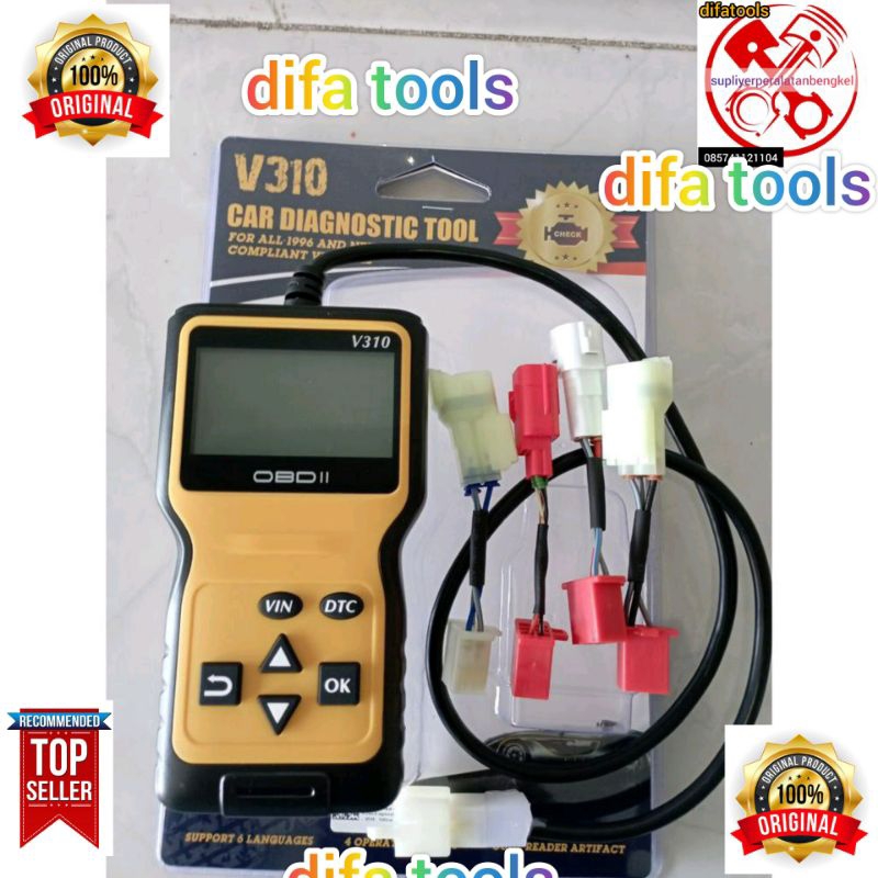 SCANER SCANNER OBD 2 MOTOR INJEKSI