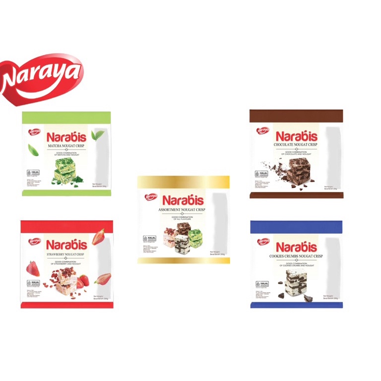 

PROMO SPESIAL Naraya Narabis 2g Cookies Nougat Crisp