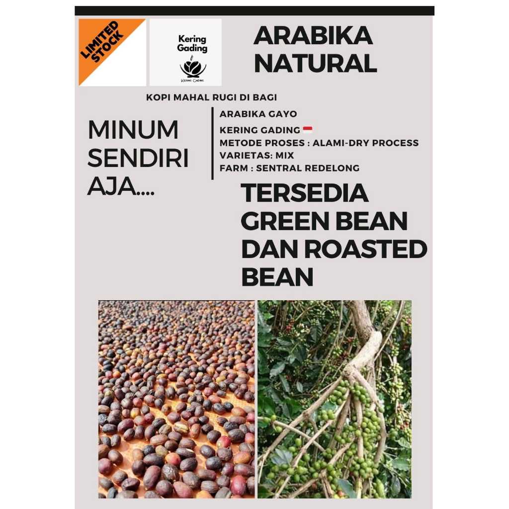 

Green Bean Arabika Gayo Natural