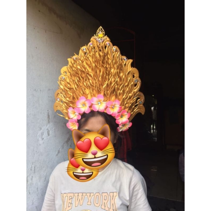 mahkota tari bali / mahkota karnaval bali