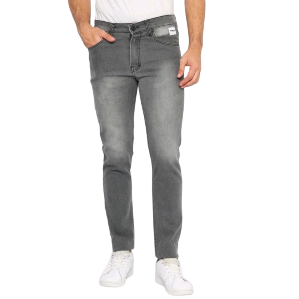 Celana jeans setandar premium/celana panjang jeans pria/celana slimfit pria/outfit model dan motif k