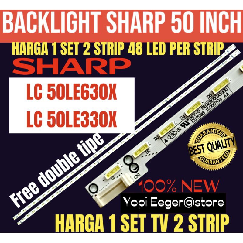 BACKLIGHT TV LCD LED SHARP 50 INCH LC50LE630X-LC50LE330X BACKLIGHT TV SHARP 50 INCH