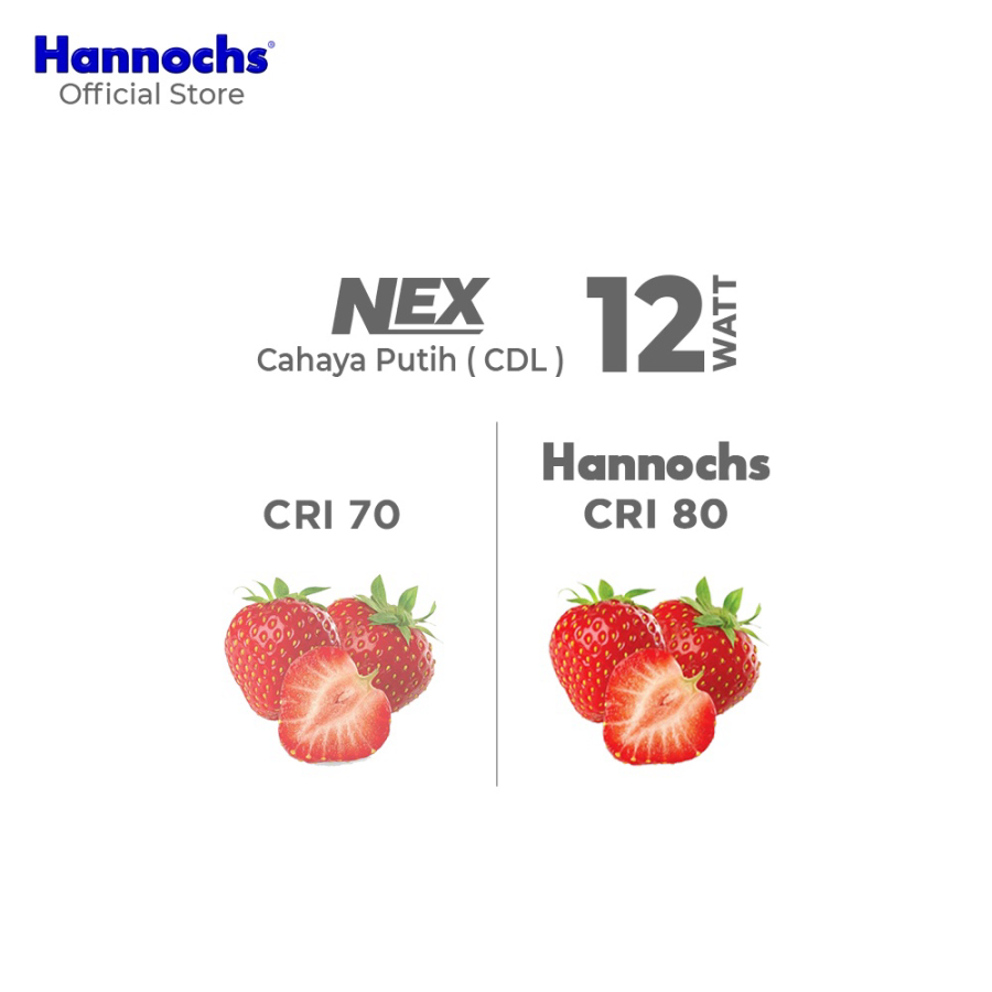 Hannochs Lampu Bohlam LED NEX 12W Cahaya Putih  BELI 4 GRATIS 1   lampu bohlam led / bohlam led / bo