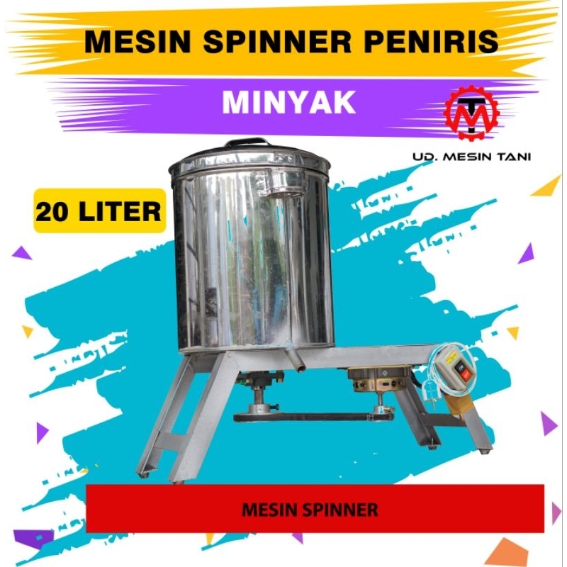 Mesin Spinner Peniris Pengering Minyak Kapasitas 20 liter