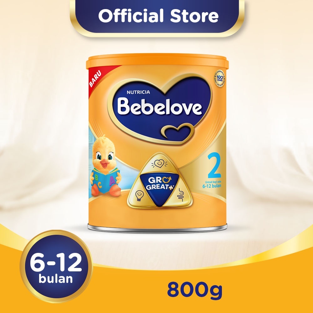 Bebelove 2 Formula Bayi Bubuk 800 gr Kaleng
