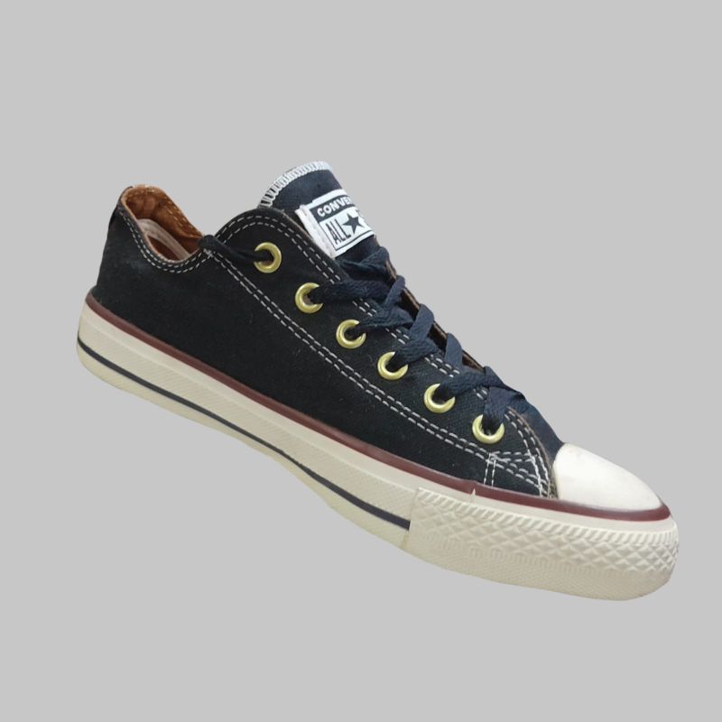 SEPATU CONVERSE ALL STAR LOW Vintage SNEAKERS BLACK