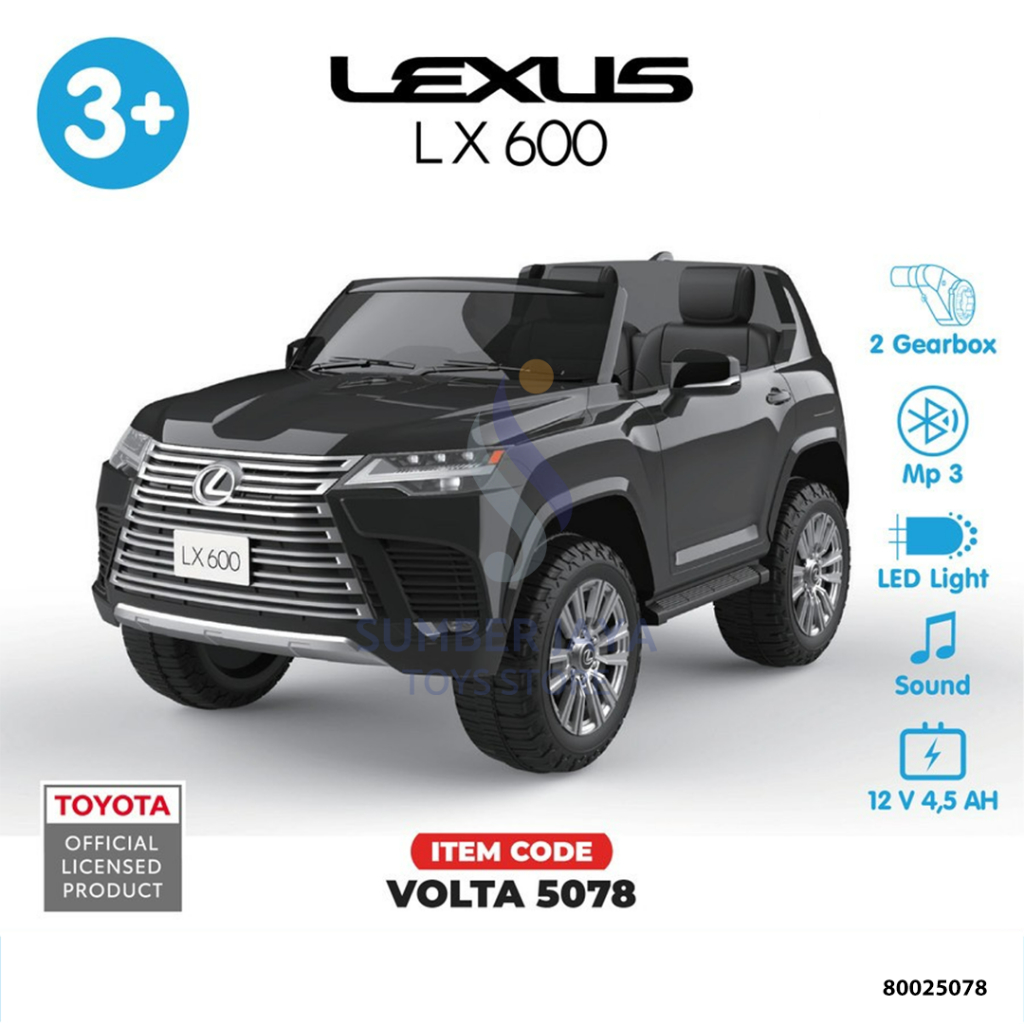 MAINAN ANAK MOBIL AKI LX 600 | MOBIL AKI ANAK LEXUS 600