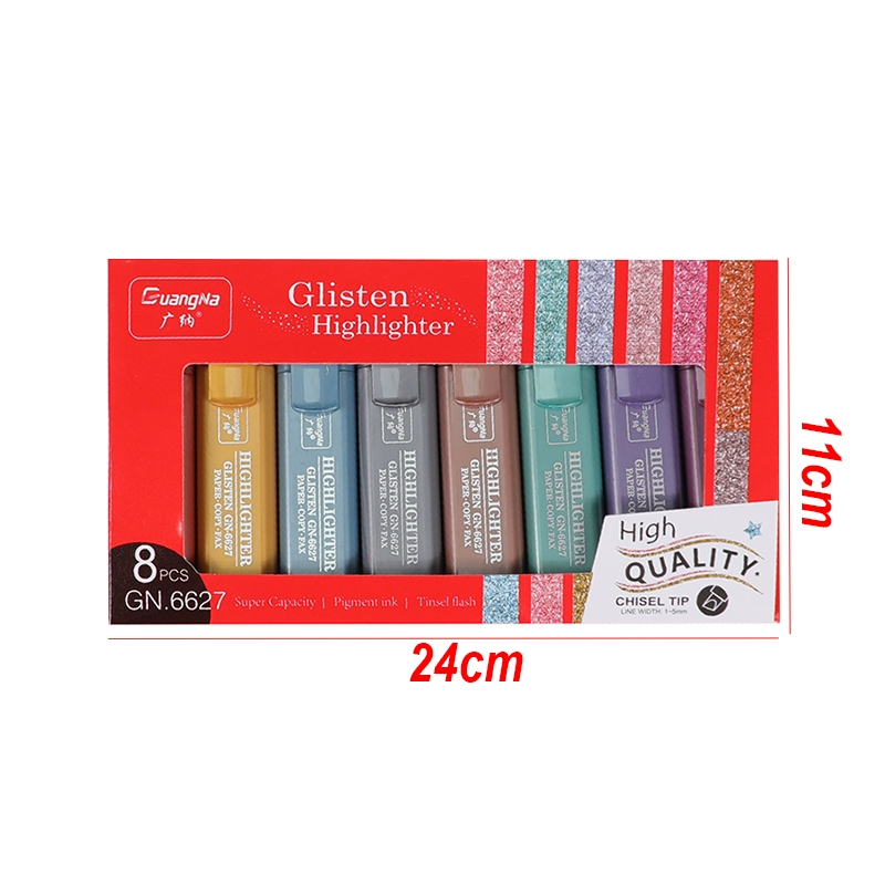 

Ay00! 8pcs/box Faber Castell Highlighter Penanda Textliner 46 Pastel & Super Flourescent