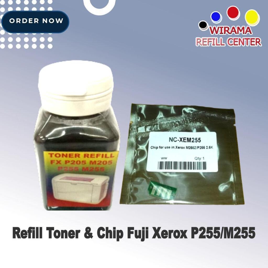 Refill Toner & Chip Fuji Xerox P255/M255